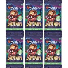 Imagem de 6 Packs MTG Draft Booster Pack Lot MTG Unfinity
