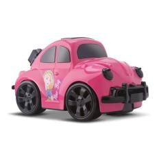Imagem de Carrinho Fusca Rosa De Brinquedo New Bug Princesa Charmosa - Orange To