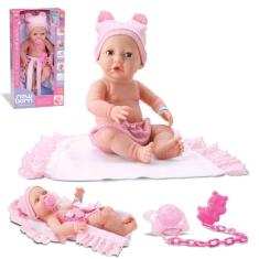 Imagem de Boneca Diver New Born Bebê Reborn Acabou De Nascer Divertoys