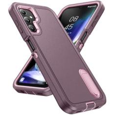 Imagem de Capa de suporte de proteção dura para samsung galaxy a54 a14 a53 a13 a04s s23 ultra s22 plus capas de telefone móvel, roxo, para galaxy a04s