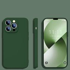Imagem de Capa de telefone quadrada de silicone líquido para iPhone 11 12 13 14 Pro Max Mini XS XR X 7 8 Plus SE 2 Capa à prova de choque, ZH, para 12 Pro 6.1