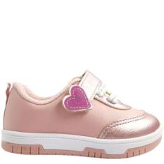 Imagem de Tênis infantil Menina Casual/Retro Recorte Metalizado Molekinha 2728.103