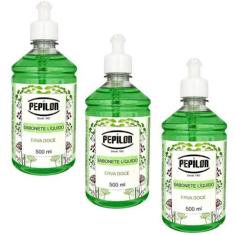 Imagem de Kit 3 Sabonete Erva Doce Corpo e Mãos 500Ml - Pepilon