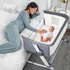 Imagem de Berço de bebê PEARLOVE 3 em 1 com cabeceira ajustável
