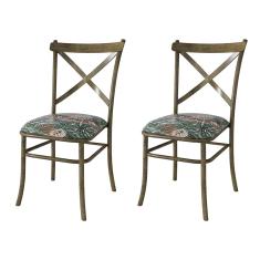 Imagem de Conjunto 2 Cadeiras de Jantar New Katrina Marrocos Costela de Adão Verde