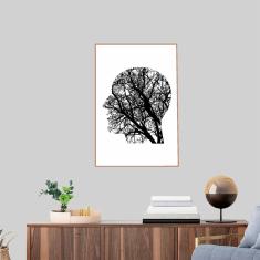 Imagem de Quadro Canvas Pintura Conexão Natureza 70x50