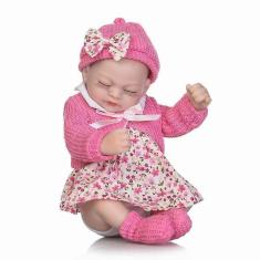 Imagem de Boneca de renascimento 12 polegadas 25cm miniatura prematuro nascido baby doll assim