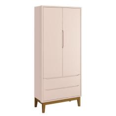Imagem de Guarda Roupa Infantil 2 Portas Classic Com P s Amadeirado - R
