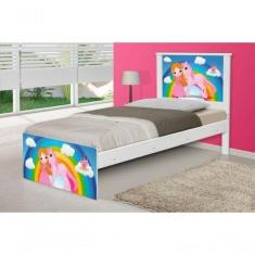 Imagem de Cama Juvenil Barcelona Princesa E Unic rnio Com Colch o