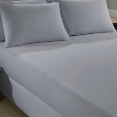 Imagem de Lençol Queen Com Elástico Em Malha 100% Algodão Macio Avulso - Sul Bra