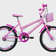 Imagem de Bicicleta Aro 20 Feminina Infantil Quadro Mtb Rosa