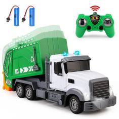 Imagem de Caminhão de lixo de controle remoto WEMOKA escala 1:24 para crianças