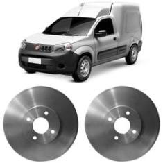 Imagem de Par Disco Freio Fiat Fiorino 1.4 2014 A 2018 Dianteiro Ventilado