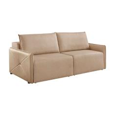 Imagem de Sofá 4 Lugares Retrátil Urban Linho Palha 260 cm