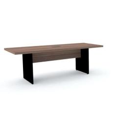 Imagem de Mesa De Reunião Retangular Powerbox Pandin Pe40 - Walnut