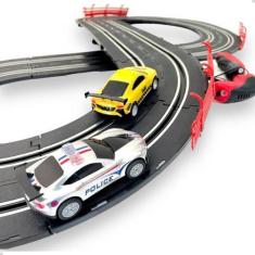 Imagem de Autorama Circuito 3 Em 1 280cm 2 Carros Com Luz Turbo Run - Dm Toys