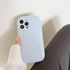 Imagem de Capa reflexiva fofa para celular para iPhone 13 Pro Max 11 12 Pro Max Proteção para câmera Capa brilhante, azul, para iPhone 12 Pro