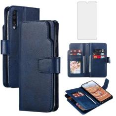 Imagem de Asuwish Capa de telefone para Samsung Galaxy A50 A50S A30S capa carteira com protetor de tela de vidro temperado flip porta-cartão de crédito suporte bolsa Folio Cell A 50 50S 30S S50 50A SM A505G