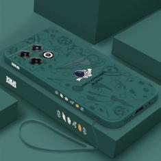 Imagem de Capa de telefone de silicone de astronauta de desenho animado para OnePlus 11 10T ACE 10 9 Pro 9R 9RT para Oneplus 7 7T Pro capa macia com cordão, G, YK000307, para OnePlus 9 Pro