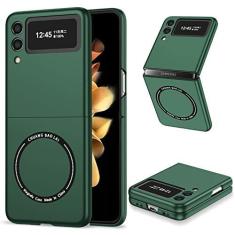 Imagem de DYETEE Compatível com Samsung Galaxy Z Flip 3 5G Slim Case, Capa protetora para celular de carregamento sem fio resistente à prova de choque resistente à prova de choque premium fina PC sólido PC sem