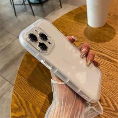 Imagem de Capa de telefone transparente de silicone para iPhone 14 13 12 11 Pro Max X XR XS 7 8 Plus SE Proteção de lente Capa transparente, transparente, para iPhone X