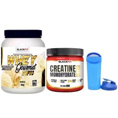 Imagem de Whey + Creatina + Coqueteleira 900 g BLACK FIT-Unissex