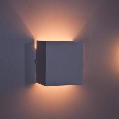 Imagem de Arandela de Alumínio Duo 1XG9 Taschibra Branco