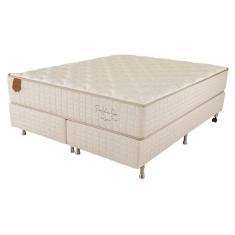 Imagem de Cama Box King Size (Box + Colchão) 193x203x67 Pro Látex Gel Sense Prorelax Molas Ensacadas Pillow In Turn Free - Bege