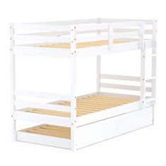 Imagem de Treliche Solteiro Dreams Madeira Maciça Branco Megamoblia