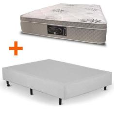 Imagem de Cama Box Universal Casal + Dabe Premium Euro Casal Antigo - Molas Ensa