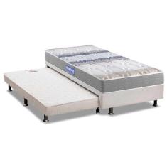 Imagem de Cama Box C/Auxiliar Solteiro: Colchão Espuma Probel D45 Guarda Costas