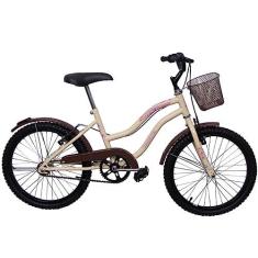 Imagem de Bicicleta para menina Aro 20 Beach cor Bege