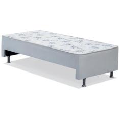 Imagem de Cama Box Conjugada Solteiro Vazado Cori Branco