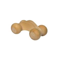 Imagem de Massageador Carrinho Madeira Facial 4 Rodas - Newart