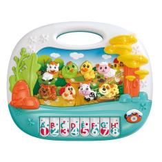 Imagem de Teclado Infantil Musical Fazendinha Educativo Dm Toys DM6897