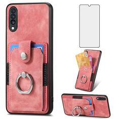 Imagem de Asuwish Capa de telefone para Samsung Galaxy A70 capa carteira com protetor de tela de vidro temperado e suporte de anel fino suporte para cartão de crédito acessórios de celular de couro A70S A 70
