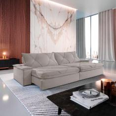 Imagem de Sofá Apollo Veludo 02 Módulos 120 Cm B25cm Meu Sofá Online B026 Veludo Prata