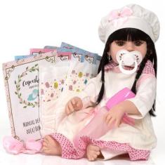 Imagem de Boneca Reborn 100% Silicone Realista Vários Itens - Cegonha Reborn Dol