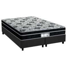 Imagem de Cama Box Queen: Colchão Molas Probel Prolastic Born + Base CRC Suede C