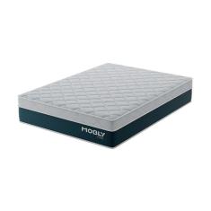 Imagem de Colchão Casal York Molas Ensacadas (24x138x188) Azul e Branco