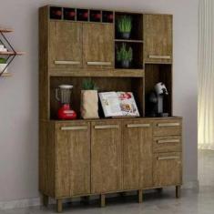 Imagem de Armário De Cozinha 7 Portas 2 Gavetas Granada Valdemóveis - Valdemovei