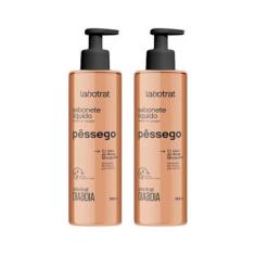 Imagem de Sabonete Liquido Labotrat 190ml Pessego - Kit C/ 2Un