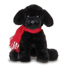 Imagem de Cachorro de pelúcia preto de pelúcia Bearington Cole, bicho de pelúcia, 7,5 polegadas