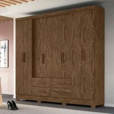 Imagem de Guarda Roupa Casal Grande Com 8 Portas 273X222cm San Lorenzo Moval - M