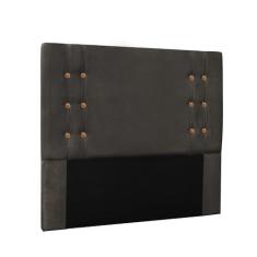 Imagem de Cabeceira Cama Box Solteiro 90cm e Recamier Gênova Suede S04 - D'Rossi