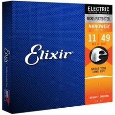 Imagem de Encordoamento Profissional Elixir .011 Medium Nanoweb para Guitarra – 12102