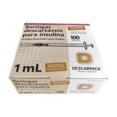 Imagem de Caixa de Seringa descartavel para insulina 100 unidades
