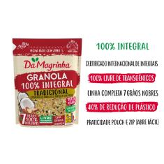 Imagem de Granola 100% Integral Cereais 7 Grãos Frutas Castanhas 850g