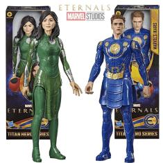 Imagem de Bonecos Os Eternos Sersi e Ikaris Marvel Vingadores 30cm