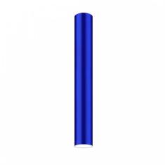 Imagem de Plafon Viena Tubo 60Cm Conti Iluminação Azul Metalico